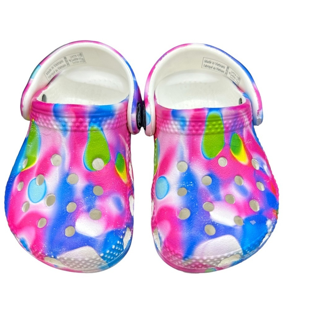 CROCS Children Multi-Colored Clog Size 4